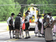 Empfang BA18 im Hubschrauber Hangar Harlaching