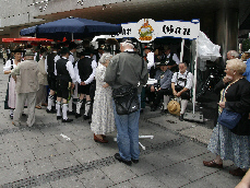 Stadtgründungsfest - Isagau Infostand am Marienplatz